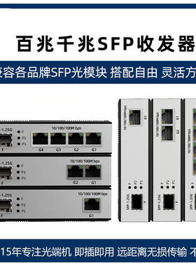 利奇马光电转换器SFP光纤收发器