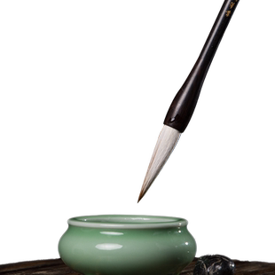 河南老字号汝阳刘毛笔狼羊兼毫国画欧楷书法用具隶书专业礼品套笔