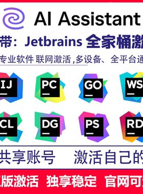 jetbrains Ai assistant idea正版激活junie Pro pycharm goland