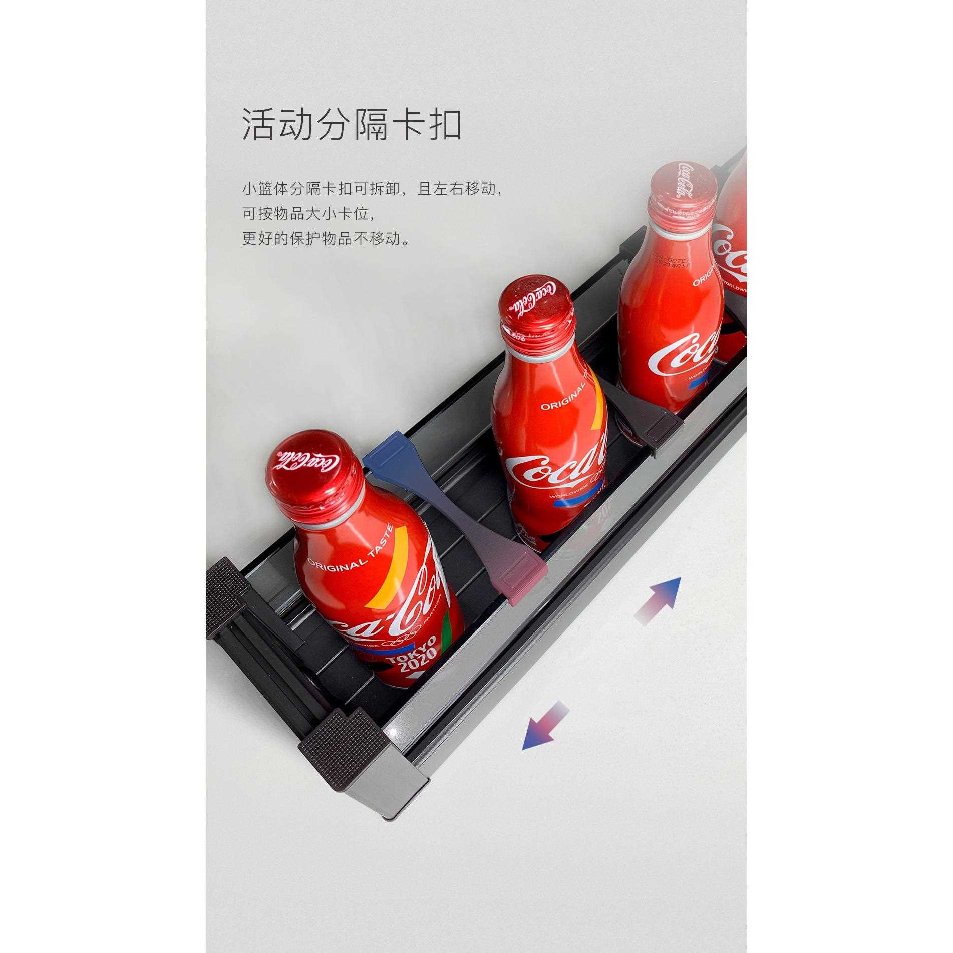 新款直销不锈钢全铝浅柜厨房橱柜极窄拉篮置物篮抽屉开门零食收纳