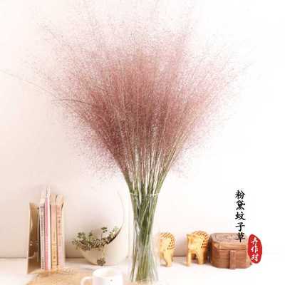 新款直销干花粉黛花束七夕情人节花束礼物装饰干花插花8