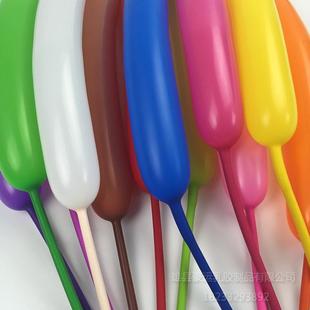 新款 直销0.8g长条气球23cm彩色魔术编织造型气球场景搭配布置街推