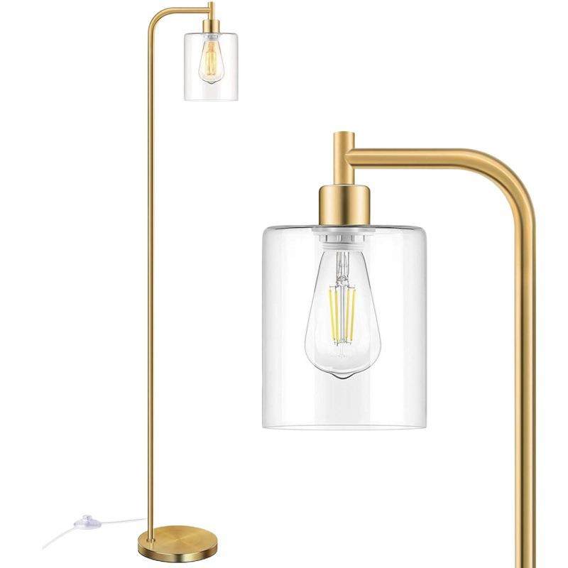 新款直销客厅落地灯跨境亚马逊美式乡村复古工业风办公室古典现代