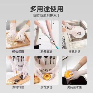 直销食品高弹丁晴橡胶手套乳胶PVC防护万力劳保丁腈一次性手 新款