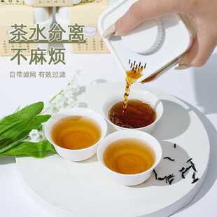 新款直销茶会专用盒子塑料功夫茶具便携一次性旅行车载套装直销8