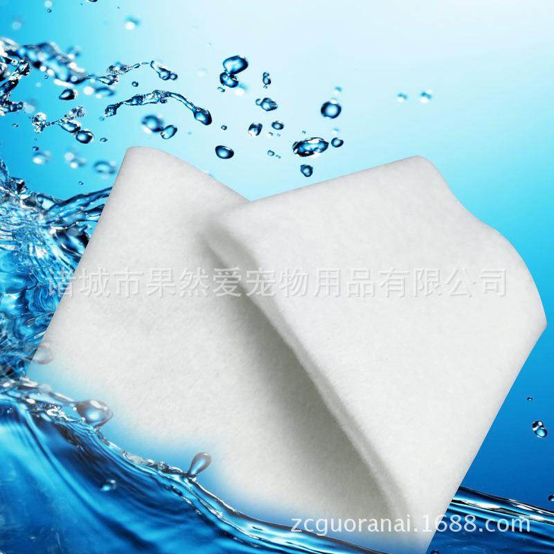 新款直销水族箱鱼缸上过滤槽专用过滤棉绿棉高密度海绵过滤材料生