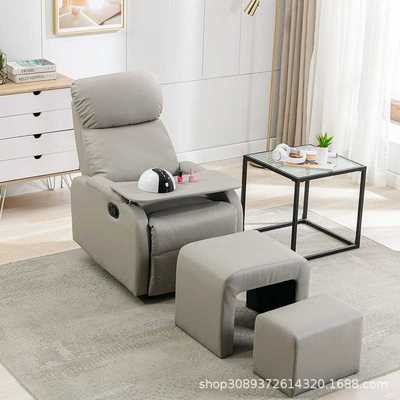新款直销沙发舱单人电动多功能美甲美睫美容懒人美足椅可躺沙发椅