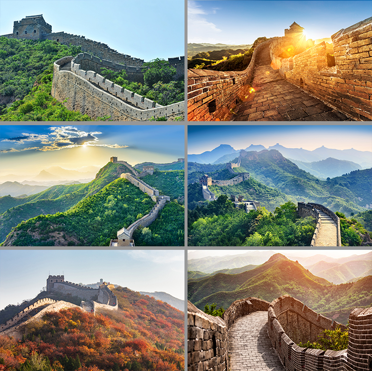 长城山峰山脉风景旅游景点背景墙装饰画高清图片设计素材sp130
