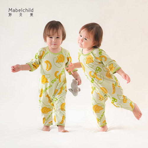 妙贝亲夏季家居服连体衣