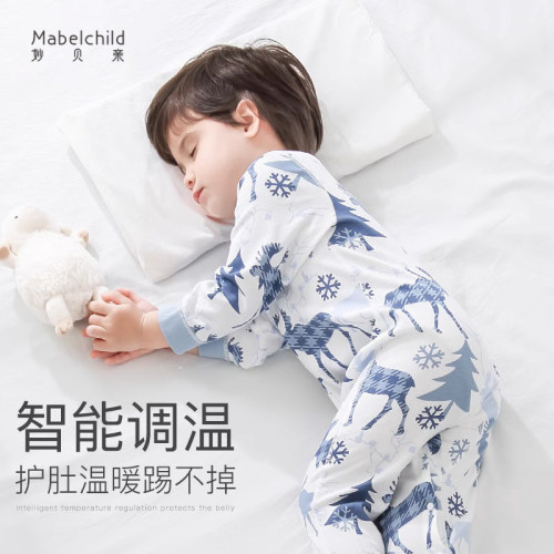 儿童连体睡衣宝宝家居空调服