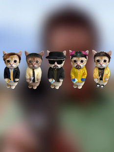 风骚律师绝命毒师搞笑猫猫MEME迷因装饰车贴机箱防水汽车贴纸