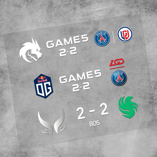 反光车贴dota2 TI14 总决赛XG2-2法老LGD TS OG战队决胜PTSD贴纸