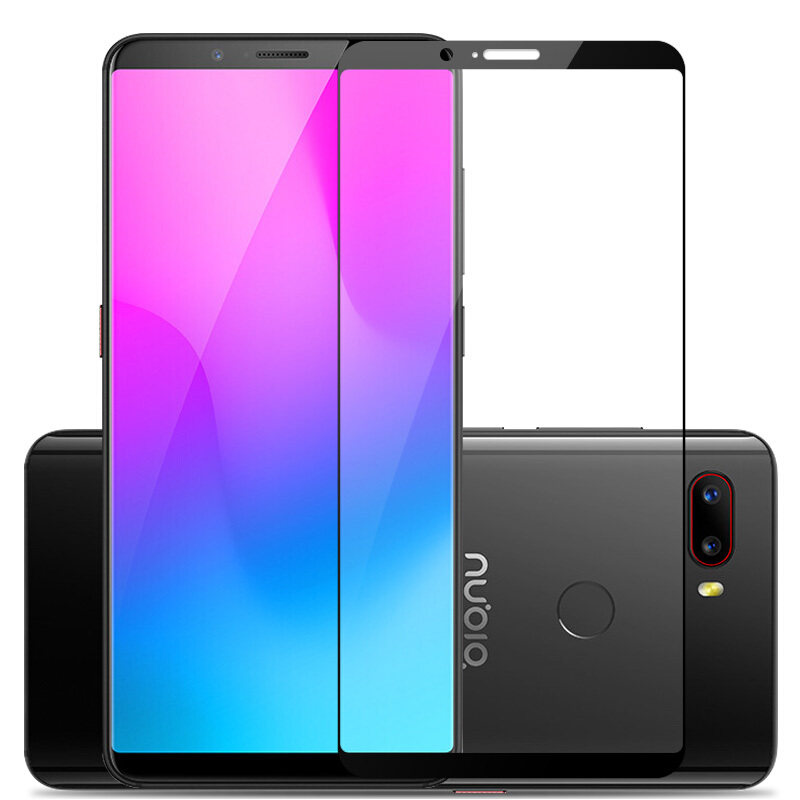 努比亚z18mini钢化膜nubiav18保护膜全屏玻璃屏保手机贴膜防指纹