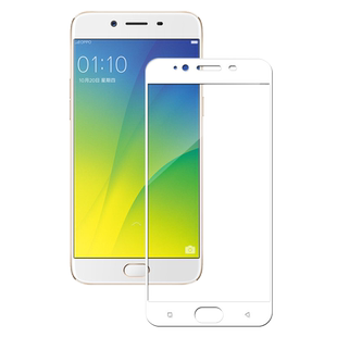 oppor9splus钢化膜r9s全屏r9plus高清r9防指纹手机贴膜防爆保护膜适用于