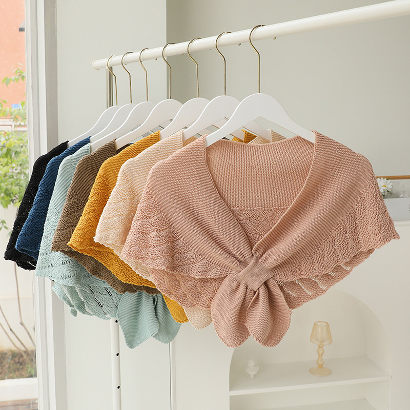 围脖小披肩女夏季云南拍照外搭配裙子办公室空调房保暖针织薄毛线,服饰配件/皮带/帽子/围巾,围巾/丝巾/披肩,淘宝优惠券,粉丝福利购,淘宝优惠卷