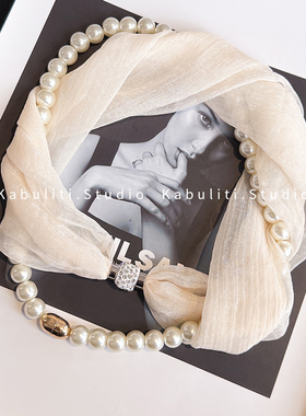 珍珠磁吸扣方便快捷系脖穿搭