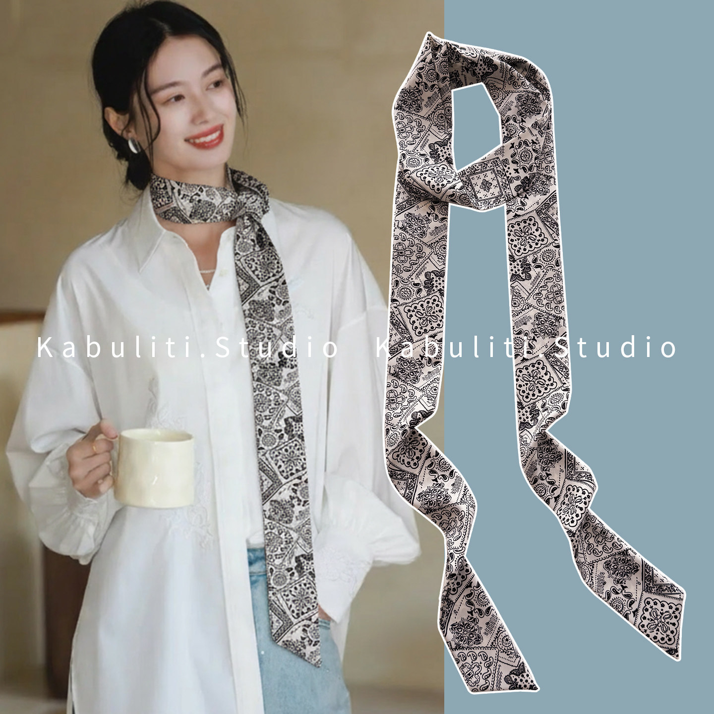 春秋夏季腰带丝带领巾发带图片