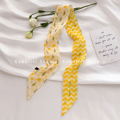 春秋夏季长丝带飘带发带领巾