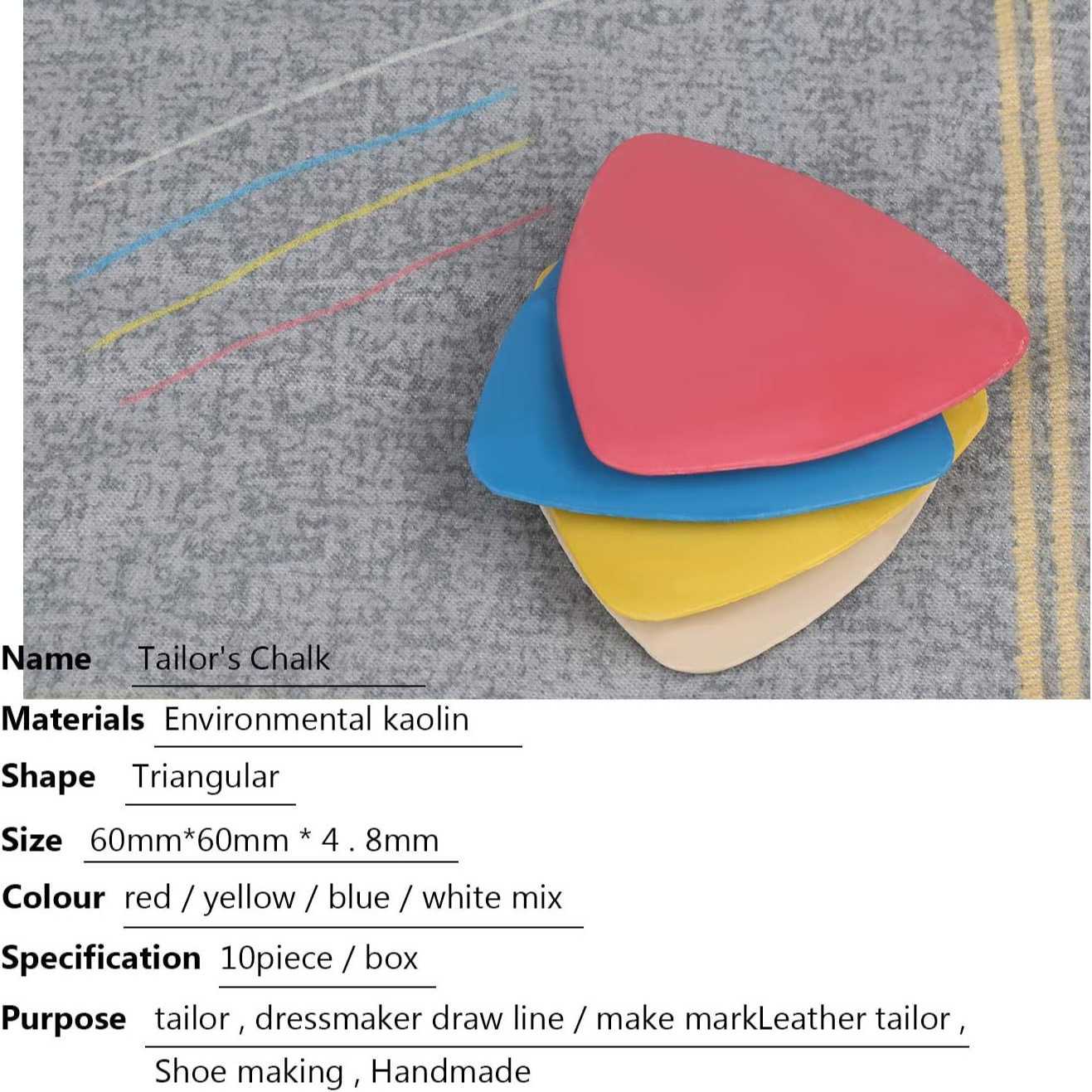 新款直销亚马逊缝纫划粉工具裁缝高温消失笔芯透明笔壳套装25PCS