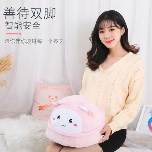 新款直销卡通充电足疗机脚部揉捏足底按摩仪脚底热敷按摩器女生礼