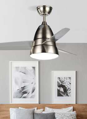 新款直销EGLO现代LED风扇灯 卧室黑色白色风扇灯36寸简约儿童房吊