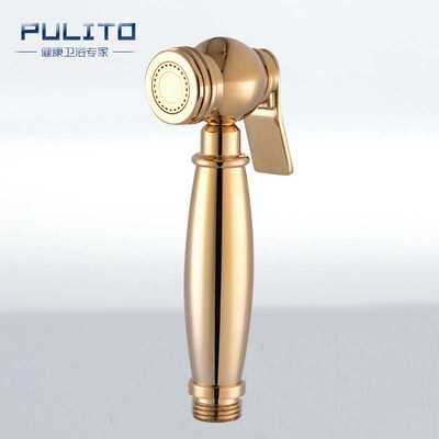 新款直销shattaf全铜金色妇洗器 钛金洁身器 小喷枪 金色小花洒