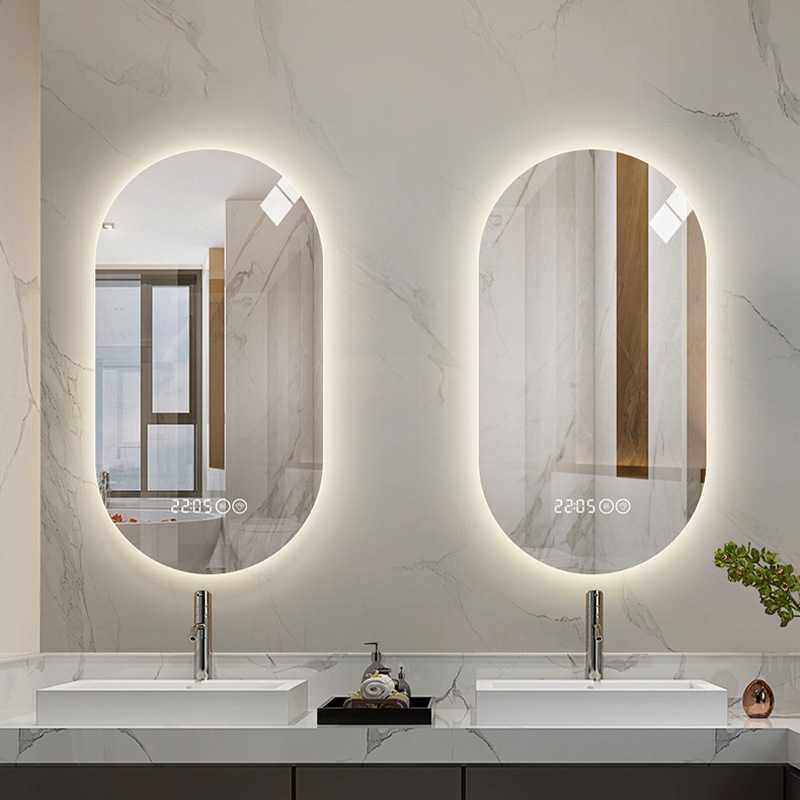 新款直销智能除雾浴室镜子卫生间带灯led梳妆镜壁挂式贴墙洗手台,家装主材,浴室镜,淘宝优惠券,粉丝福利购,淘宝优惠卷