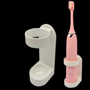 新款直销电动牙刷架免打孔壁挂式吸壁式 浴室置物架卫生间牙具收