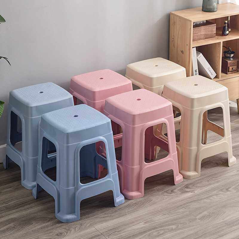 新款直销家用加厚塑料凳子大排档高凳客厅餐桌成人方凳板凳熟胶椅,住宅家具,其它凳子,淘宝优惠券,粉丝福利购,淘宝优惠卷