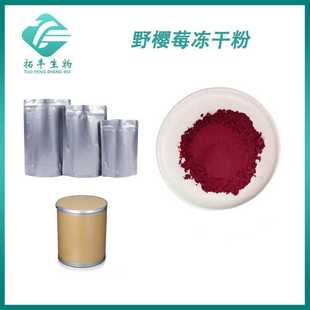 新款直销野樱莓冻干粉99% 黑果腺肋花楸冻干粉 不老莓粉 花青素