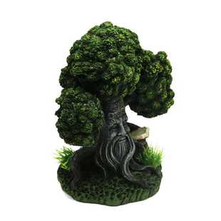 新款直销跨境 创意鱼缸造景树人枯木树干树脂工艺品装饰树神摆件