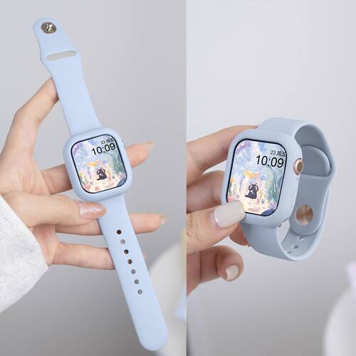 适用AppleWatch表带S11/S10硅胶