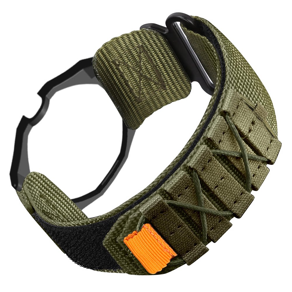 适用于 AP 联名 Swatch 怀 表改装轨道工装尼龙表带个性时尚登山绑绳尼龙编织回环魔术贴男女智能手表替换带