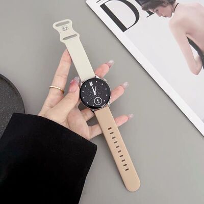 适用小米watchs4硅胶撞色表带
