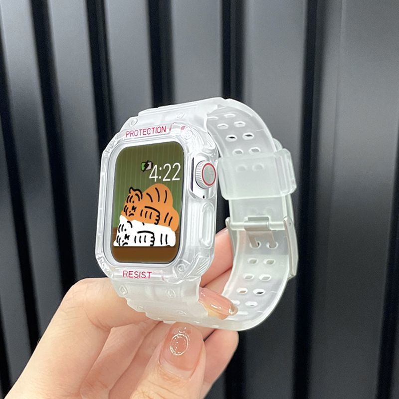 适用华为fit4/FIT3一体硅胶表带图片