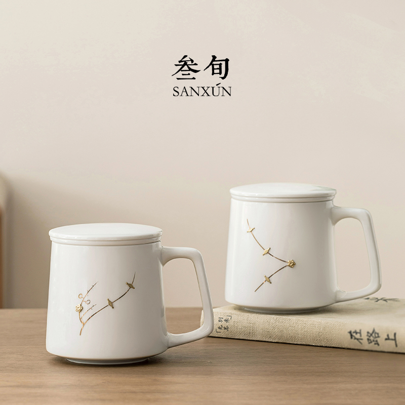 叁旬手工锔钉印象泡茶杯