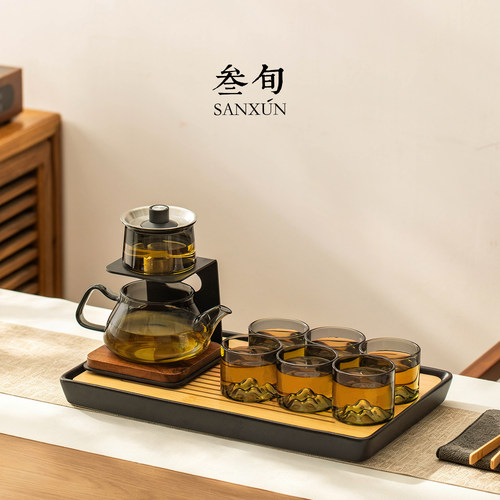叁旬云涧自动茶具套装