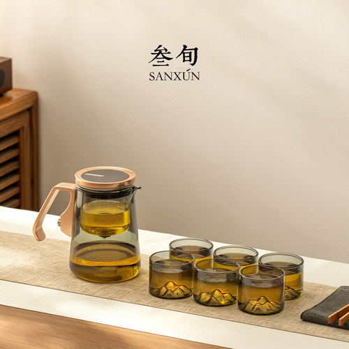 叁旬纳川飘逸壶茶具套装