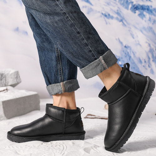 雪地靴F.V.C保暖短筒真皮冬季