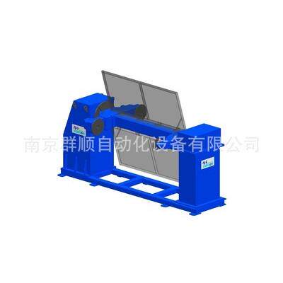 南京群信工业机器人配套用双工位变位机及焊接夹具机械手站