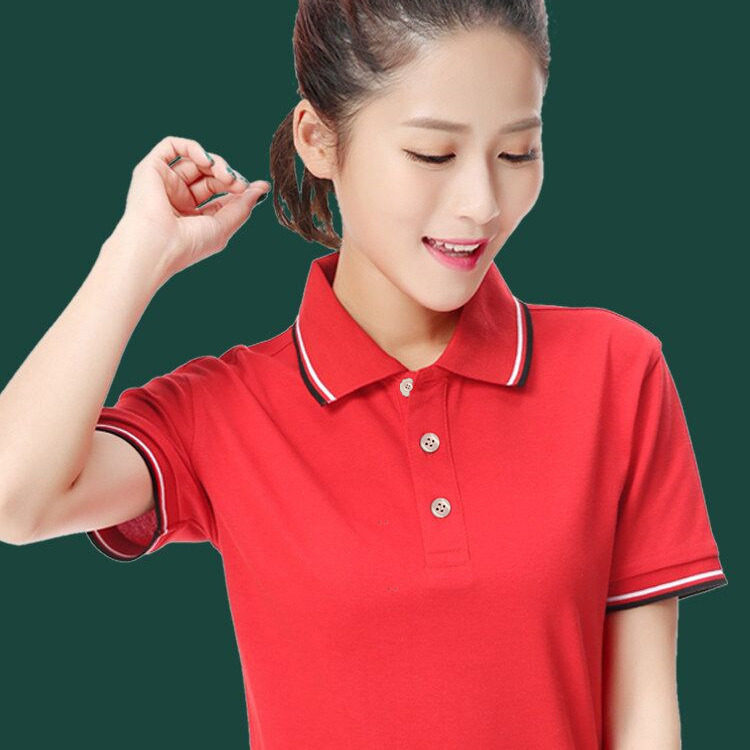 男女工作服园服团体纯棉t恤定做图片