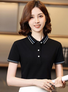 工装t恤定制印字logo男女上衣夏季员工衣短袖纯棉大码工作服定做