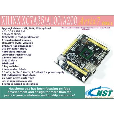 XILINX FPGA开发板XC7A35 XC7A100 XC7A200 HDMI 视频图像采集