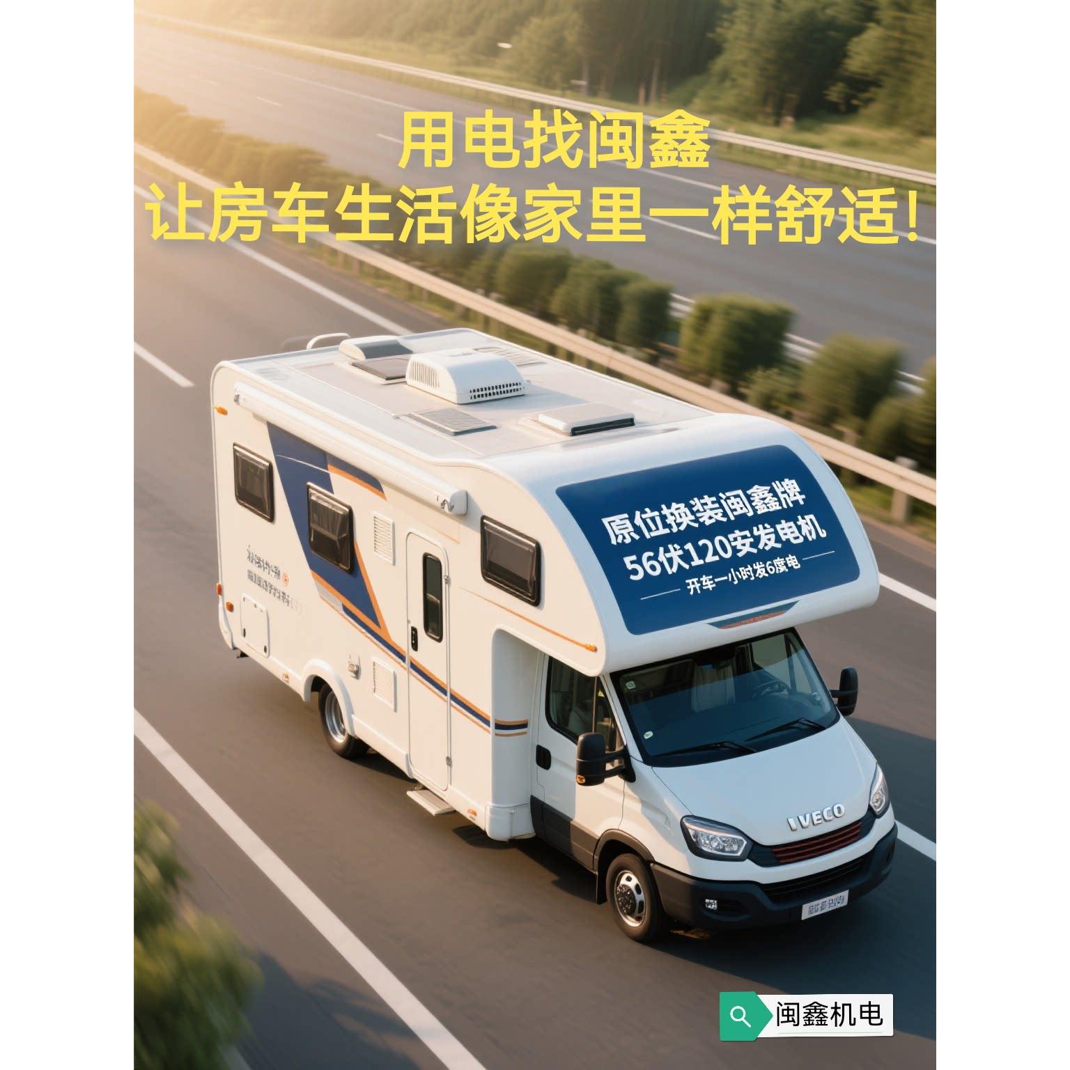 锂电池快充发电机汽车大功率发电机房车发电机24V驻车空调发电机