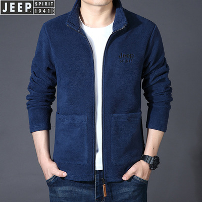 JEEP吉普官方中年款男装正品卫衣冬季休闲穿外套2024休闲男款中年