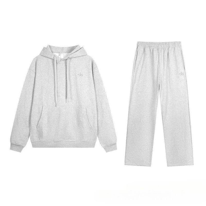 ALO冬季2026男装上衣运动美式痞帅轻奢宽松男款卫衣套装男士休闲