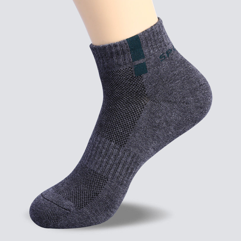 男士运动棉袜休闲篮球足球中筒袜棉吸汗滑短袜袜癕末衭子