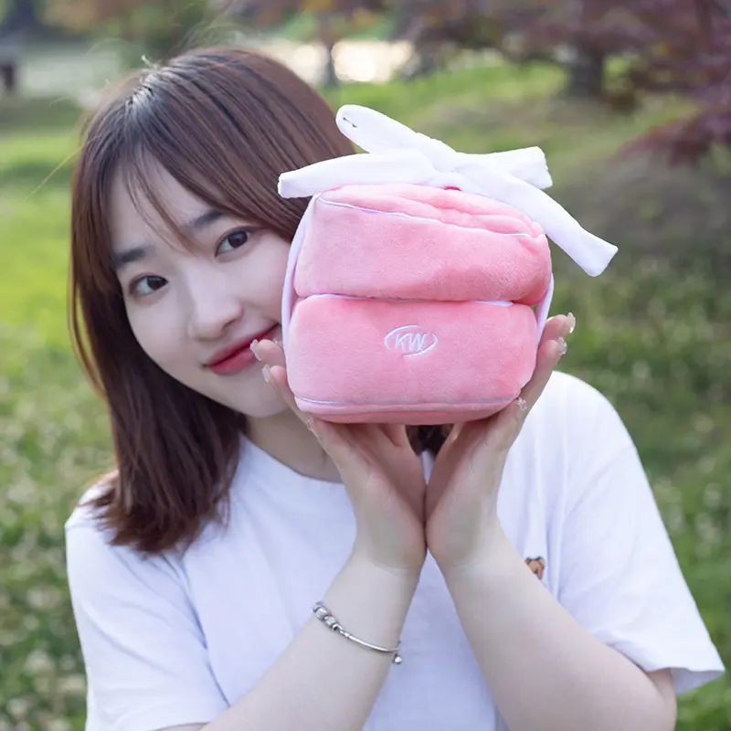创意玩偶毛绒戒指盒收纳首饰盒