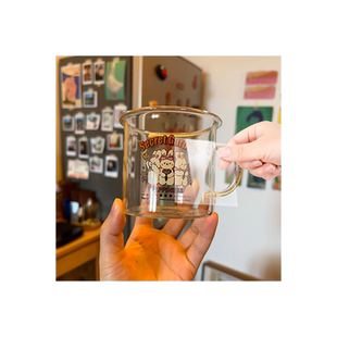 玻璃杯贴纸定制防水防热uv转印贴商标logo热印贴撕膜留字透明不干胶标签贴茶杯识贴印字烫金立体水晶标贴打印