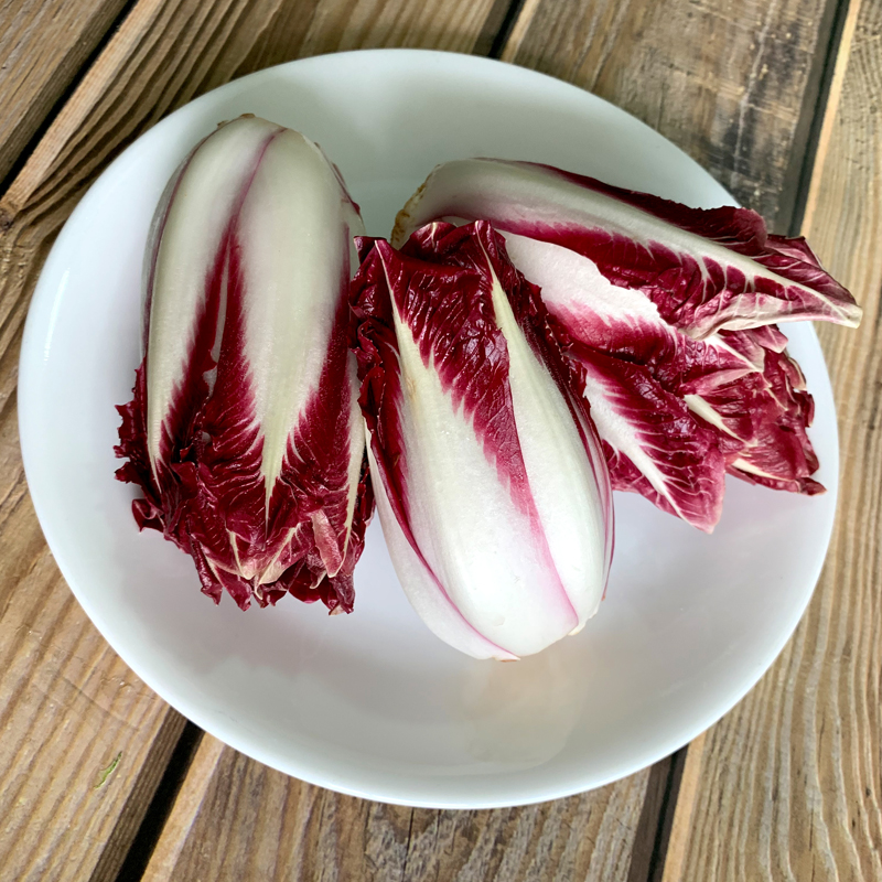 新鲜紫玉兰菜西餐沙拉蔬菜食材